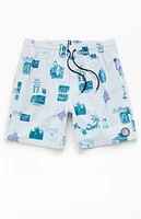 Volcom Psyche Cotton 7" Swim Trunks