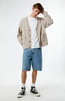 PacSun Tan Heathered Cardigan