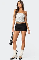 Edikted Laurie Polka Dot Tube Top