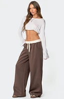 Edikted Mikki Wide Leg Sweatpants