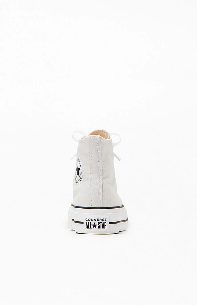 Converse Women's Gray Chuck Taylor All Star Lift High Top Sneakers