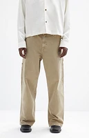 PacSun Tan Extreme Baggy Carpenter Jeans