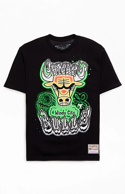 Mitchell & Ness Spraypaint  Chicago Bulls T-Shirt