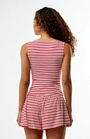WEWOREWHAT Striped Muscle Tank Top