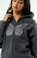 Pacsun Butterfly Full Zip Hoodie