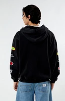 PacSun Subliminal Racing Full Zip Hoodie