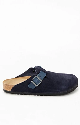 Birkenstock Boston Mixed Leather Clog Midnight