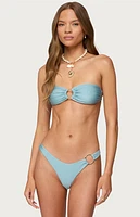 Edikted Mesa Metal Ring Bandeau Bikini Top