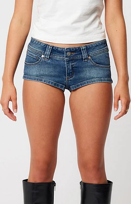 ABRAND Petra 00 Super Low Denim Shorts