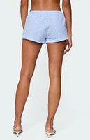 Edikted Lira Gingham Shorts