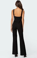 Edikted Bianka Buckle Strap Jumpsuit