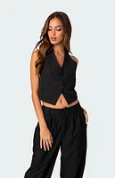 Edikted Finn Open Back Vest Top