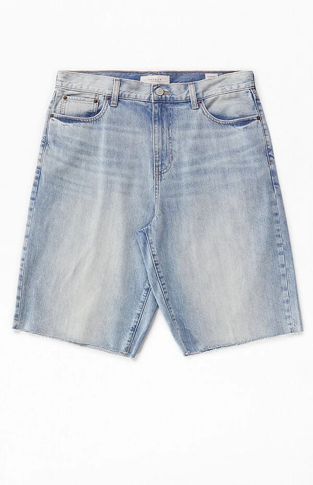 Pacsun Medium Indigo Denim Baggy Shorts