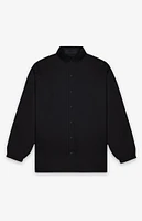 Fear of God Essentials Women's Overdye Black Denim Button Down Shirt