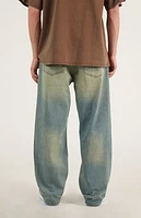 Pacsun Dylan Tinted Baggy Jeans Medium Indigo