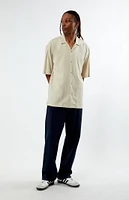 PacSun Suede Tencel Camp Shirt