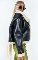 Princess Polly Kimmons Faux Leather Jacket