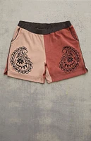 Terry Colorblock Shorts