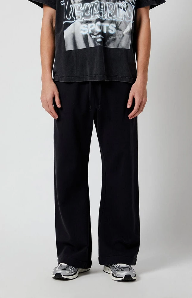 PacSun Black Wash Baggy Sweatpants