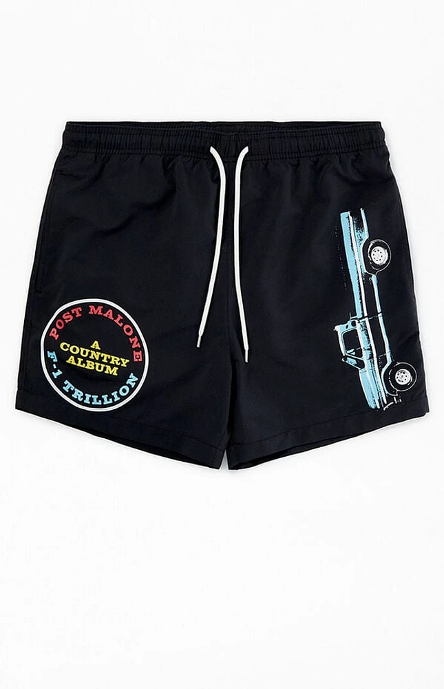 Post Malone 4.5" Swim Trunks