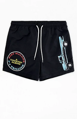 Post Malone 4.5" Swim Trunks
