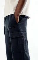 Formula 1 x PacSun Black Baggy Cargo Sweatpants