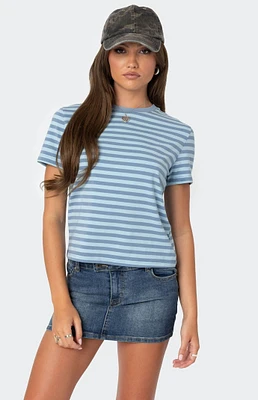 Edikted Callahan Striped T-Shirt