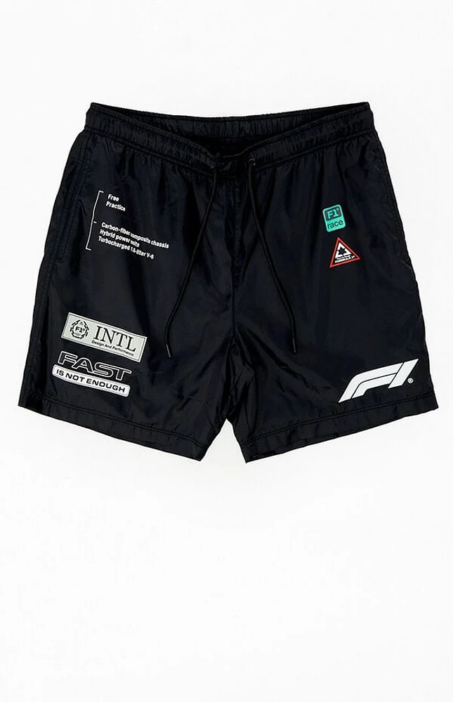 Formula 1 x PacSun Miami Circuit 6.5" Swim Trunks
