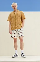 Pacsun Floral Linen Shorts