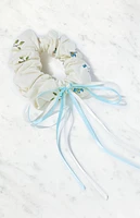 Pacsun Floral Bow Hair Scrunchie
