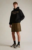 Fear of God Essentials Black Fleece Hoodie