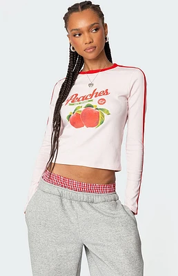 Edikted Peachy Long Sleeve T-Shirt