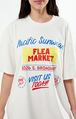 PacSun Pacific Sunwear Flea Market Oversized T-Shirt