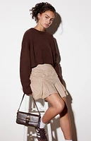 LA Hearts Amalia Boxy Cropped Sweater