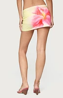Edikted Tiger Flower Mini Skort