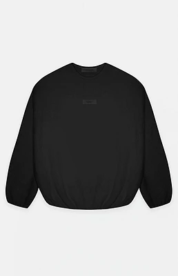 Fear of God Essentials Black Crew Neck Sweatshirt