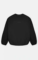 Fear of God Essentials Black Crew Neck Sweatshirt