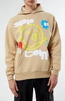 PacSun Web Of Smiles Puff Hoodie