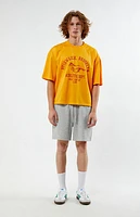 Pacsun Leagues Mesh Boxy Cropped Jersey T-Shirt