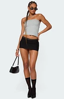 Edikted Built Bra Grommet Tube Top