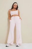 PAC 1980 Active Pink Beau Wide Leg Sweatpants