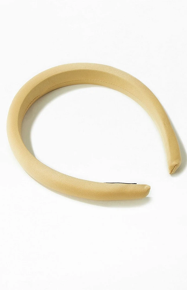 LA Hearts Beige Basic Headband