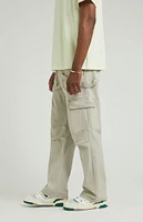 PacSun Beige Baggy Cargo Pants