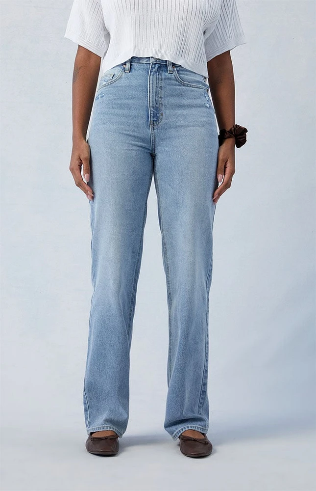 PacSun Eco Light Indigo Ripped '90s Boyfriend Jeans