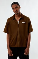 Formula 1 x PacSun Logo Zip Camp Shirt