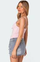 Edikted Carol Eyelet Bodysuit