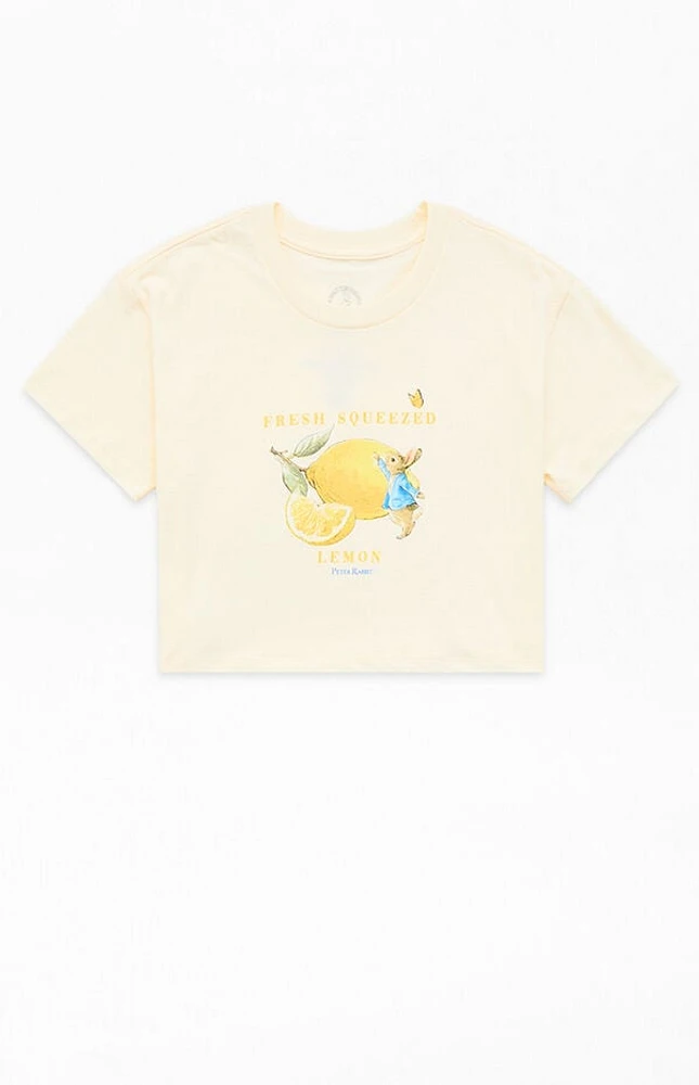 Kids Peter Rabbit Lemon Skimmer T-Shirt