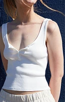 John Galt White Marisa Tank Top