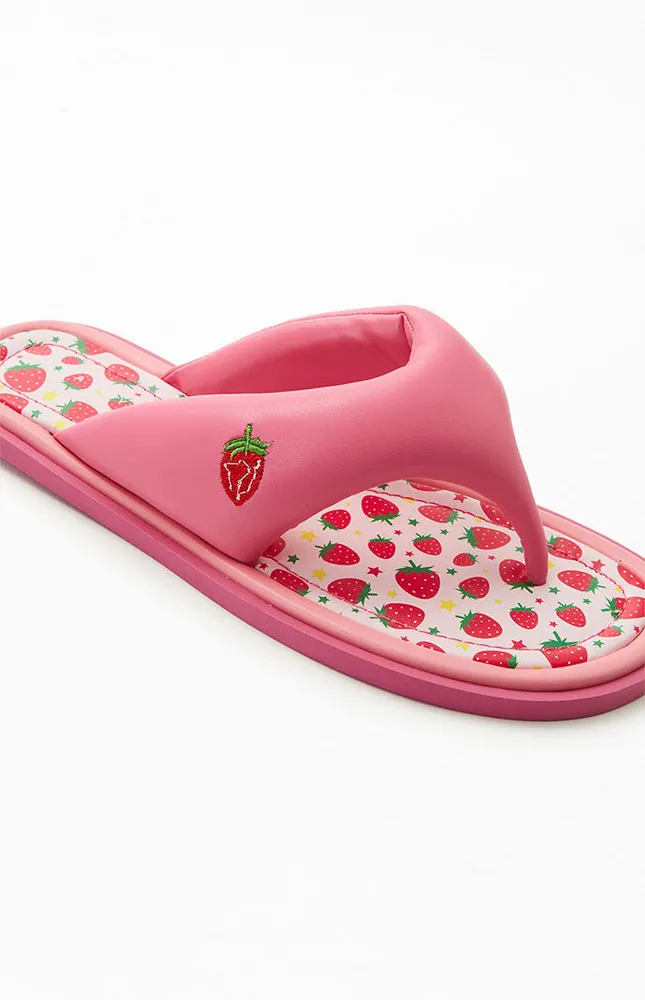 Daisy Street Women's Strawberry Sandals