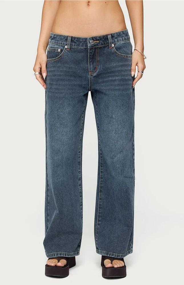 Edikted Petite Ace Relaxed Jeans